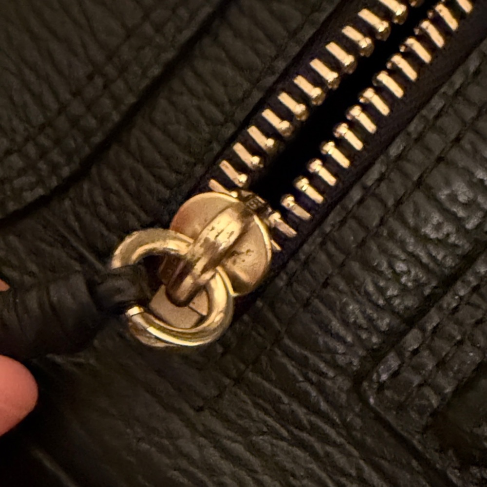 3.1 Phillip Lim Black Satchel with Gold Accents - Picture 5 of 8